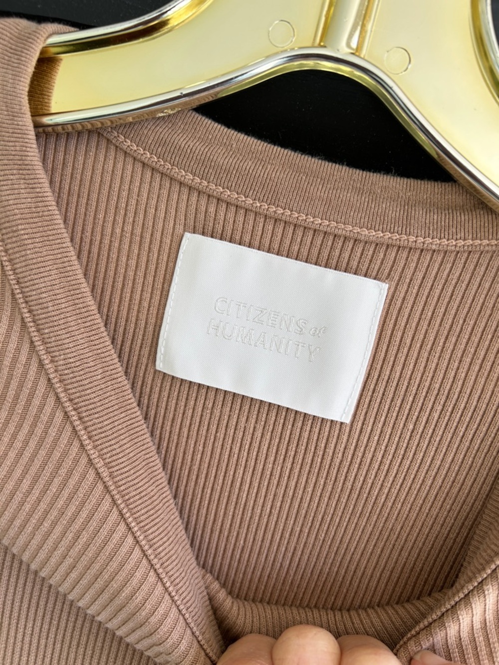 Citizens Of Humanity Ribbed L/S Top - Picture 2 of 5